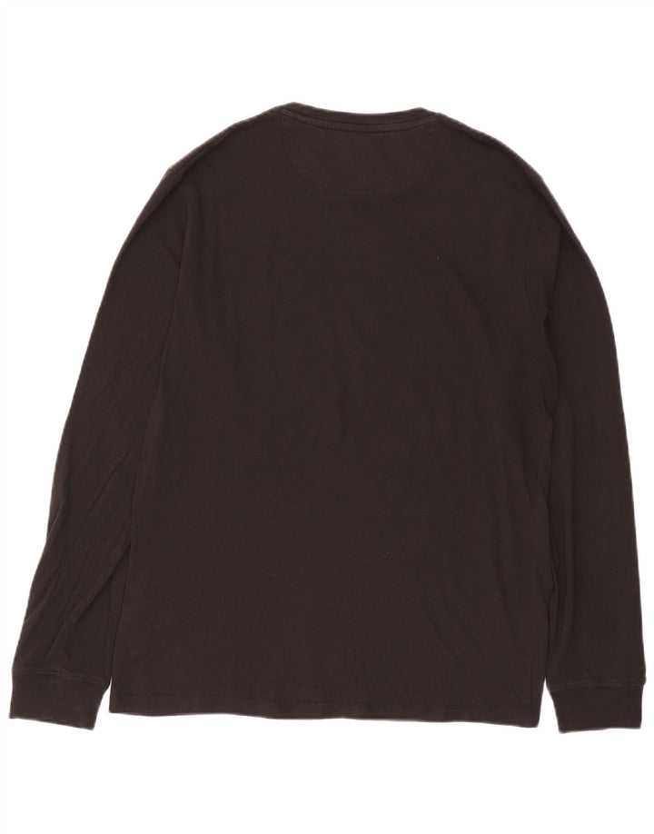 Ανδρικό τοπ Timberland Slim Fit Μακρυμάνικο μεσαίο μαύρο βαμβακερό