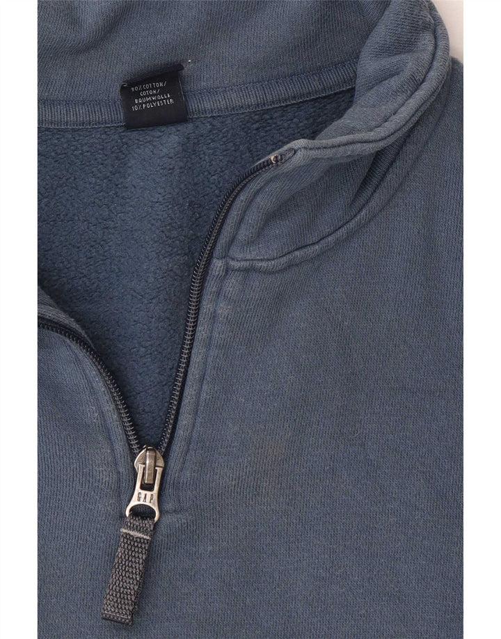 Ανδρικό φούτερ με φερμουάρ Gap, Jumper Small Blue