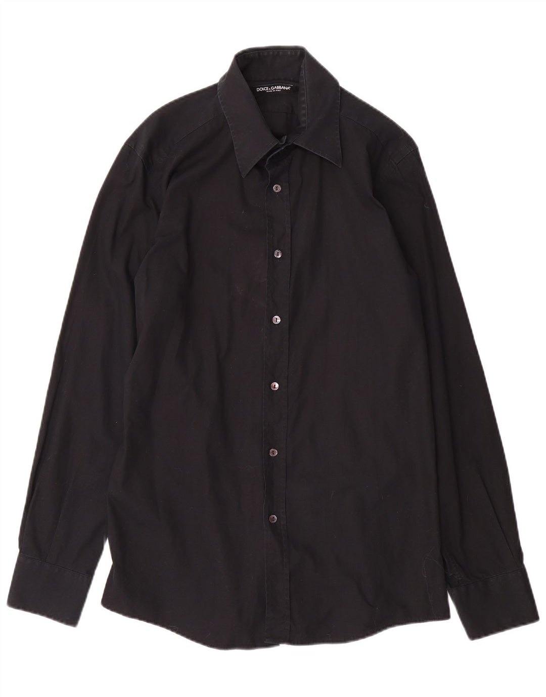 Ανδρικό πουκάμισο Dolce & Gabbana 41 16 Large Μαύρο
