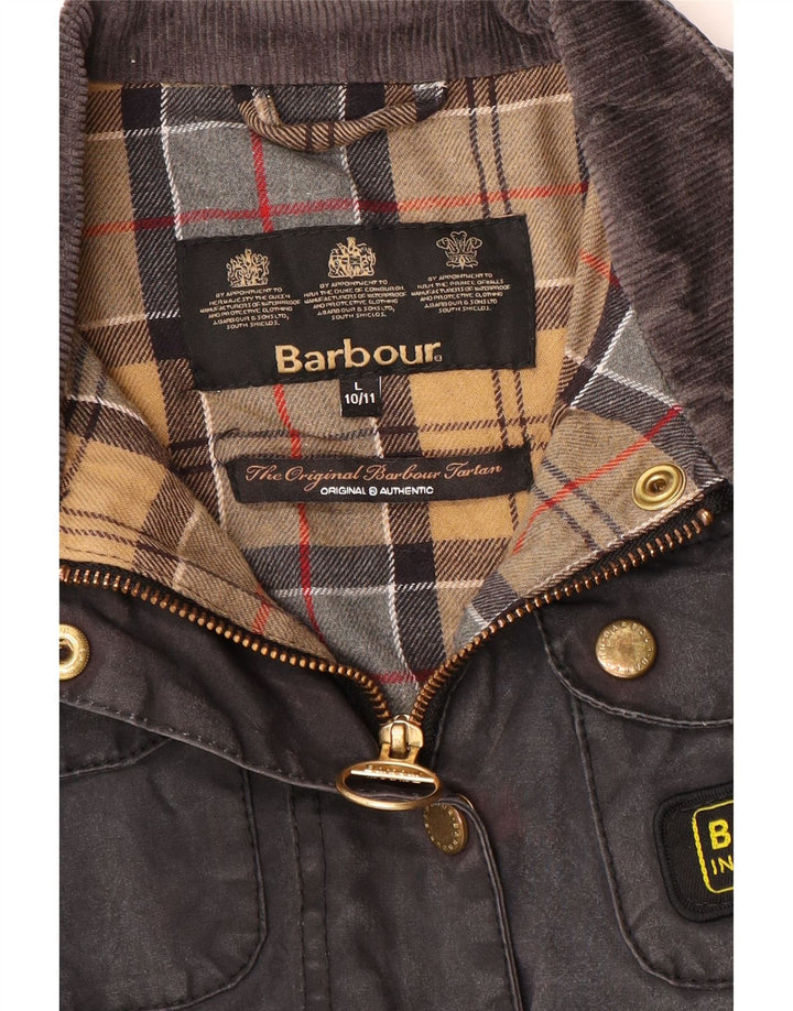 Μπουφάν Barbour Girls Utility 10-11 Years Large Μαύρο