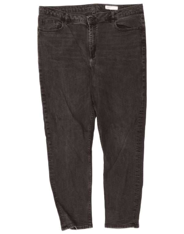 Marks & Spencer Γυναικεία Relaxed Fit Slim Jeans UK 16 Large W38 L27 Black