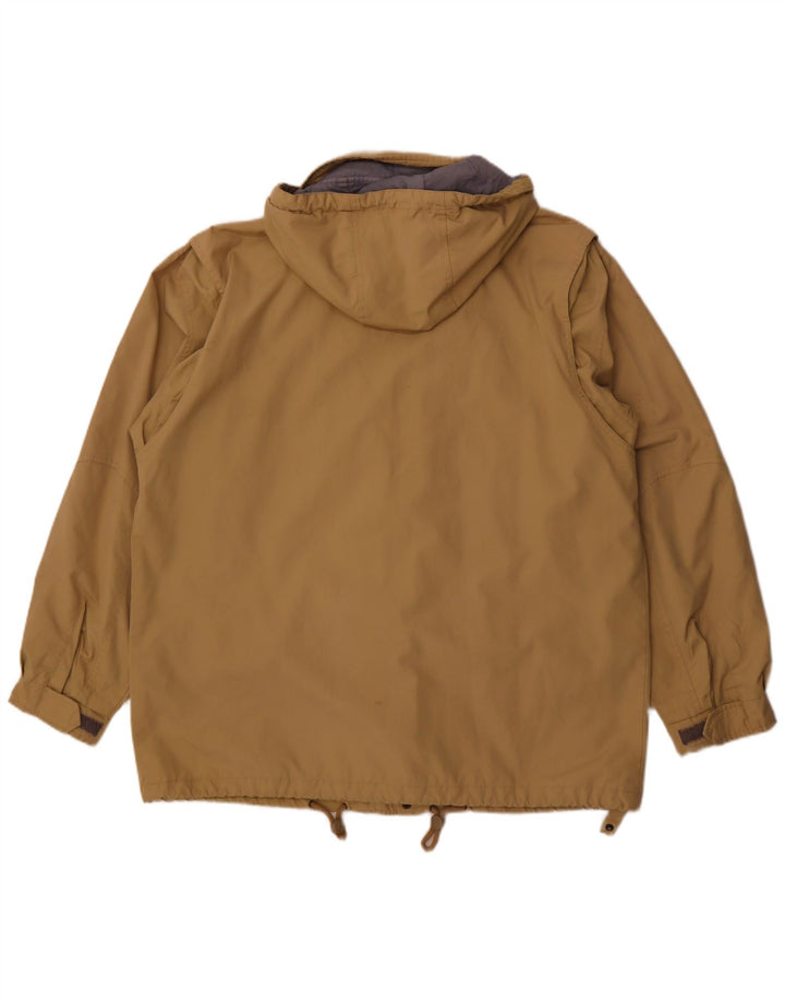 Ανδρικό μπουφάν με κουκούλα Fila IT 52 XL Beige Polyester