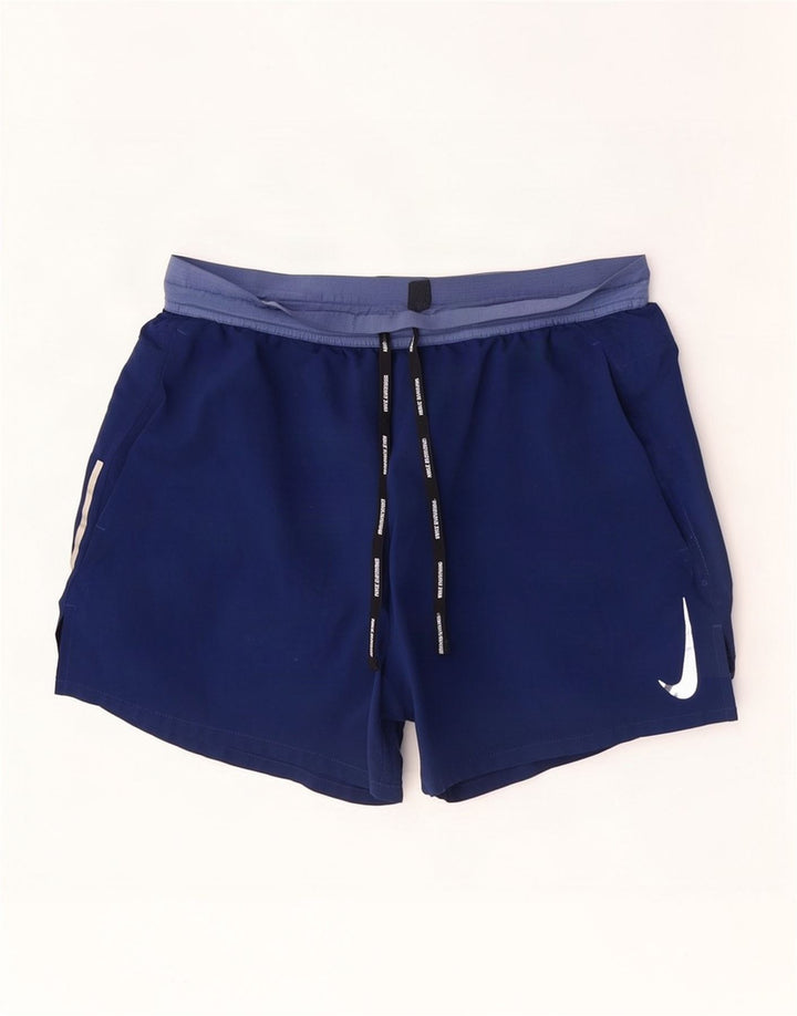 Ανδρικά σορτς Nike Dri Fit Sport σορτς μεσαίου μπλε ναυτικού χρώματος πολυεστέρας