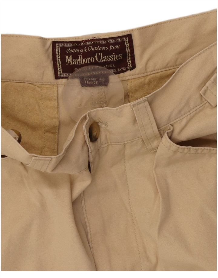 MARLBORO CLASSICS Ανδρικό ίσιο casual παντελόνι EU 48 Medium W32 L32 Beige