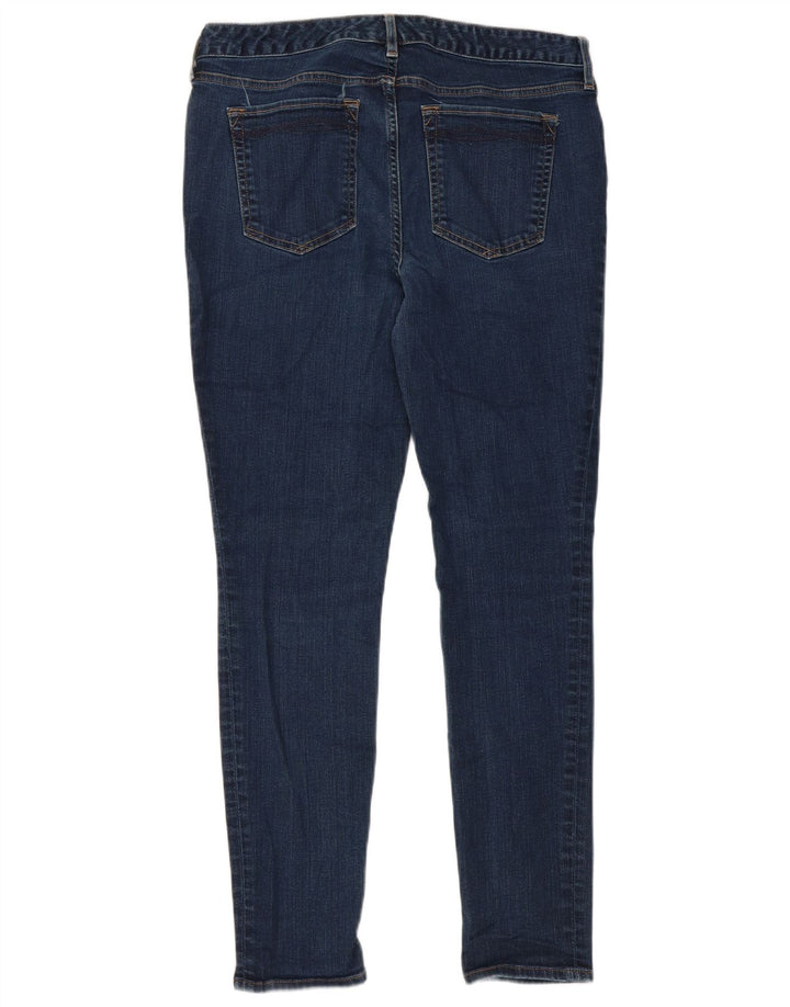 EDDIE BAUER Γυναικεία ελαφρώς καμπύλα στενά τζιν US 12 μεγάλα W32 L28 μπλε