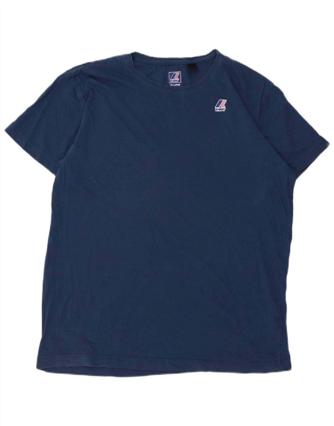 K-WAY Ανδρικό T-Shirt Top 2XL Navy Blue Cotton