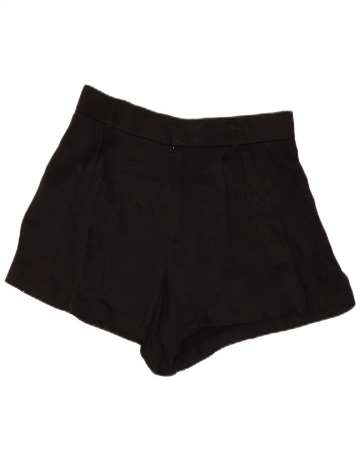 Zara Γυναικείο σορτς με καρφίτσες casual μεσαίο W28 μαύρο