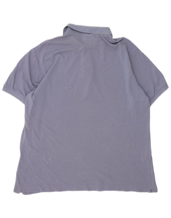 Ανδρικό πουκάμισο πόλο Lacoste νούμερο 6 XL Μωβ βαμβακερό