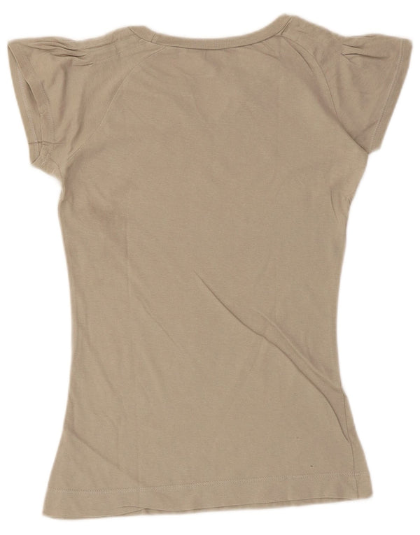 Γυναικείο γραφικό μπλουζάκι Hard Rock Cafe Top UK 8 Small Grey Butterfly
