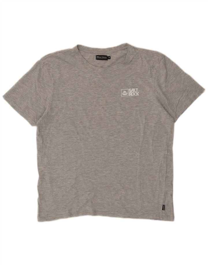 Ανδρικό T-Shirt Saltrock Top Μεσαίο γκρι βαμβακερό