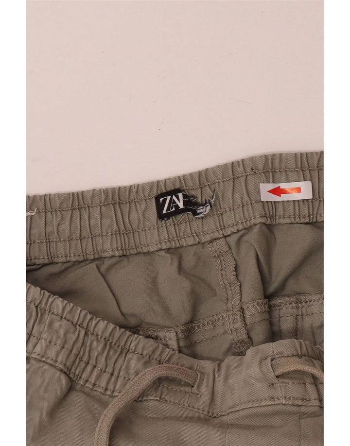 Zara Ανδρικό παντελόνι Joggers Cargo W30 L27 Γκρι βαμβακερό