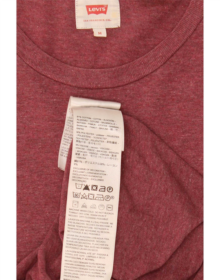 Ανδρικό T-Shirt Levi's Τοπ από μεσαίο βαμβακερό καφέ