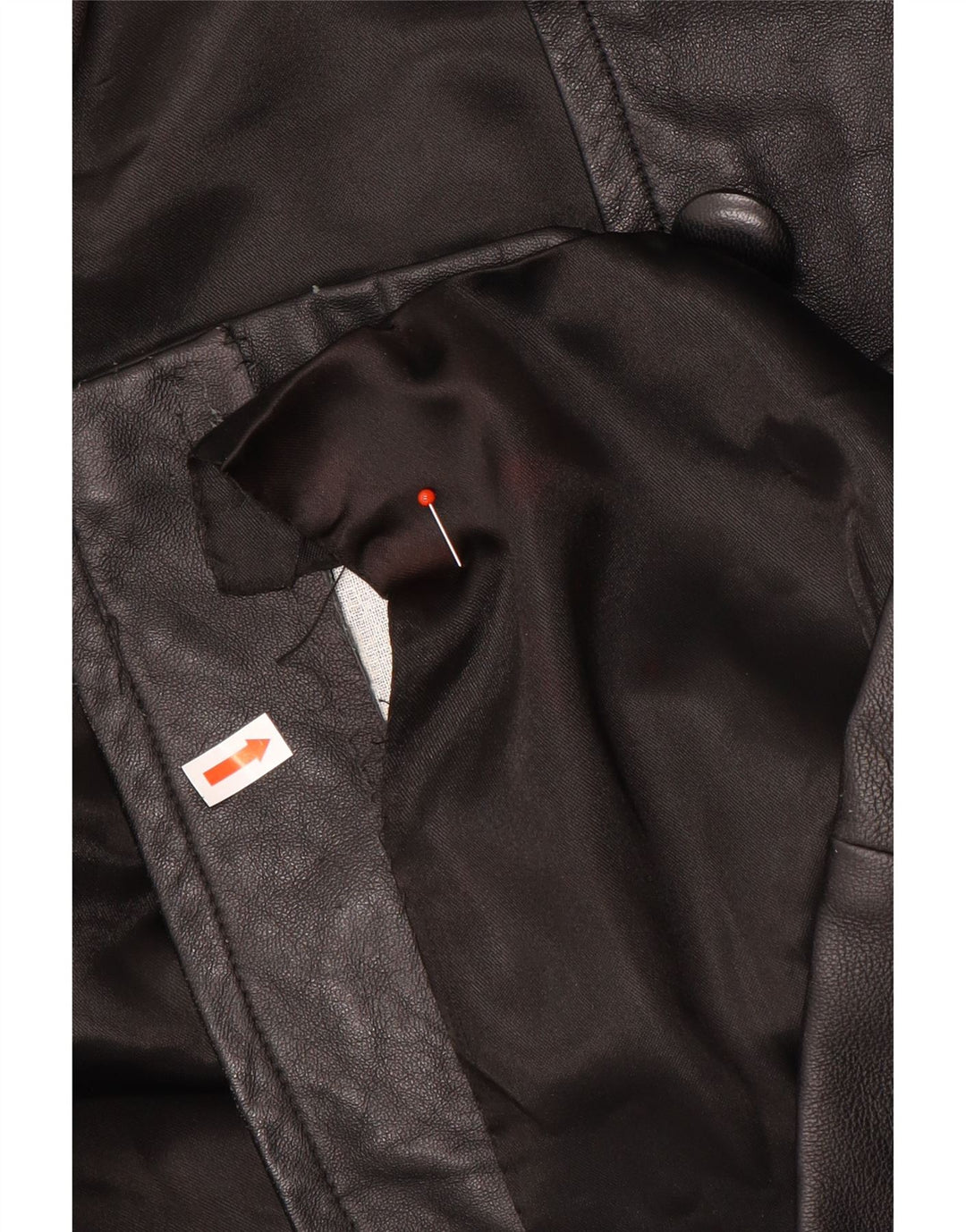 Carnet Γυναικείο Δερμάτινο Παλτό UK 18 XL Μαύρο