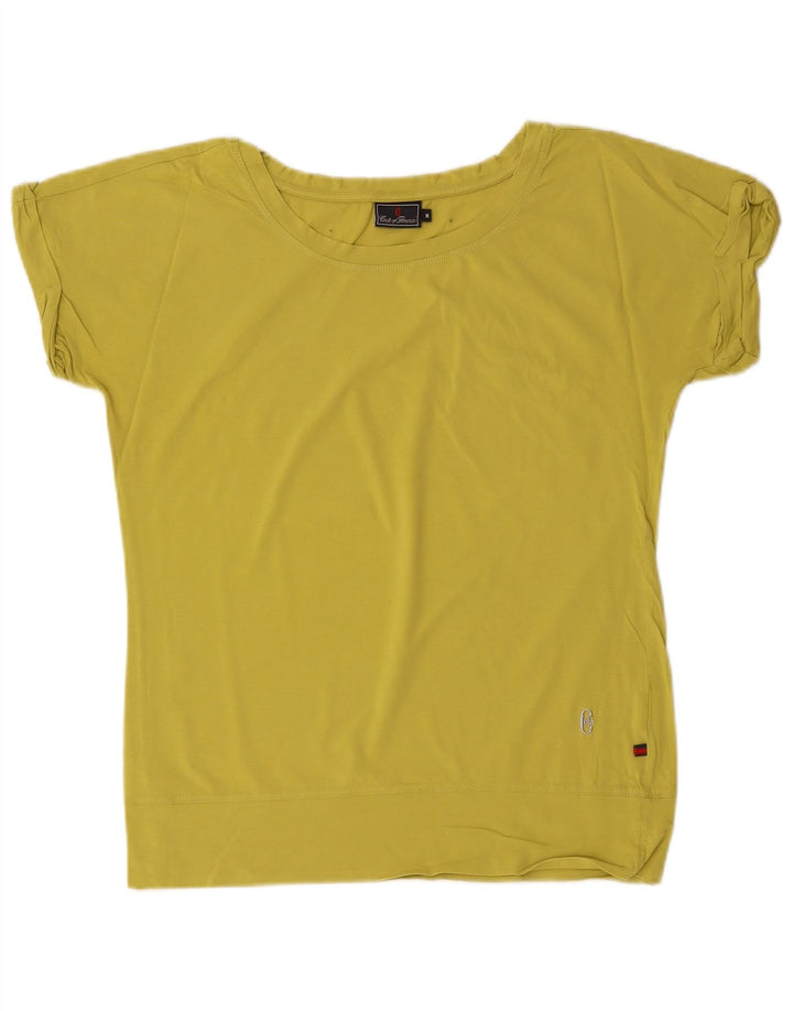 CONTE OF FLORENCE Γυναικείο T-Shirt Top 14 μεσαίο χακί βαμβάκι