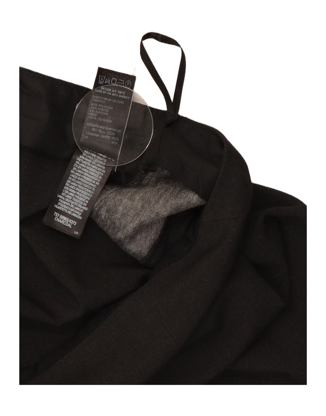 Marks & Spencer Γυναικεία Pencil Φούστα UK 16 Large W34 Grey Polyester