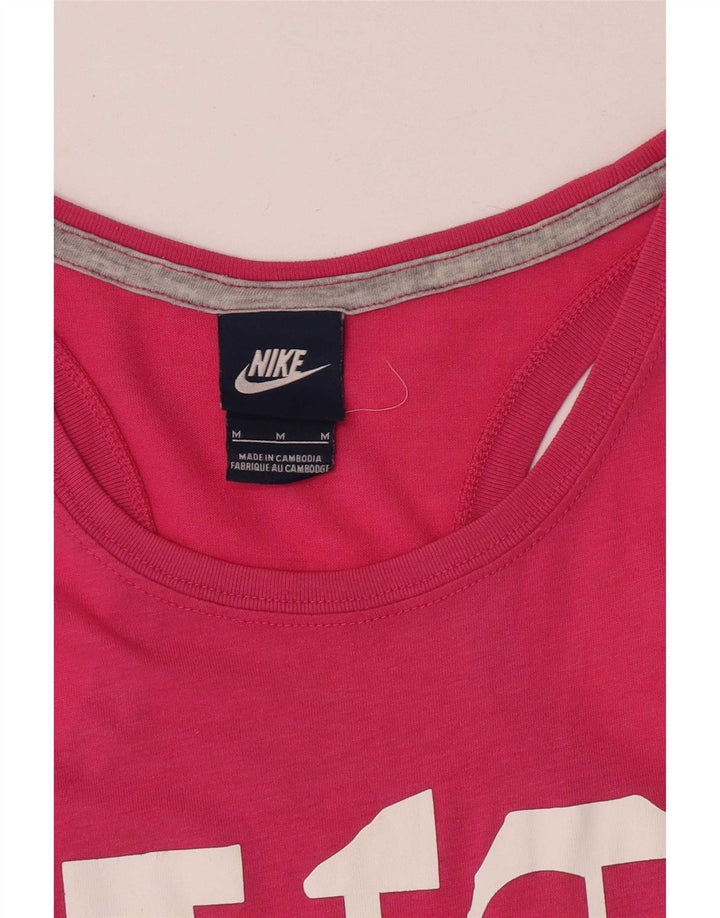 Γυναικείο γιλέκο γραφικών Nike Top UK 14 Medium Pink