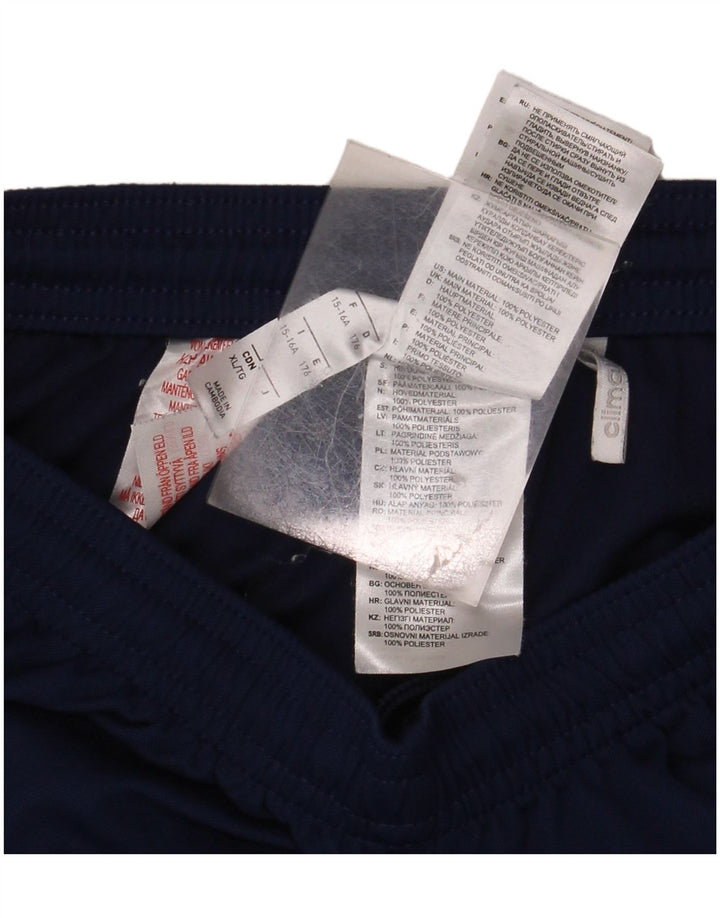 Αθλητικά σορτς ADIDAS για αγόρια Climalite 15-16 ετών Navy Blue Polyester