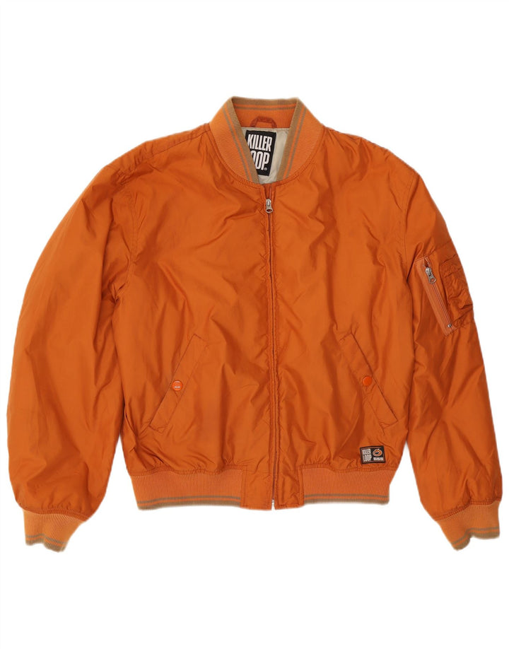 Killer Loop Ανδρικό Bomber Jacket UK 40 Large Orange Polyamide