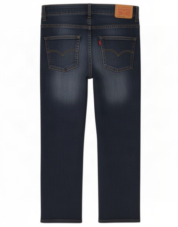 Levi's Boys 511 Slim Jeans 11-12 ετών W28 L23 Navy Blue Cotton