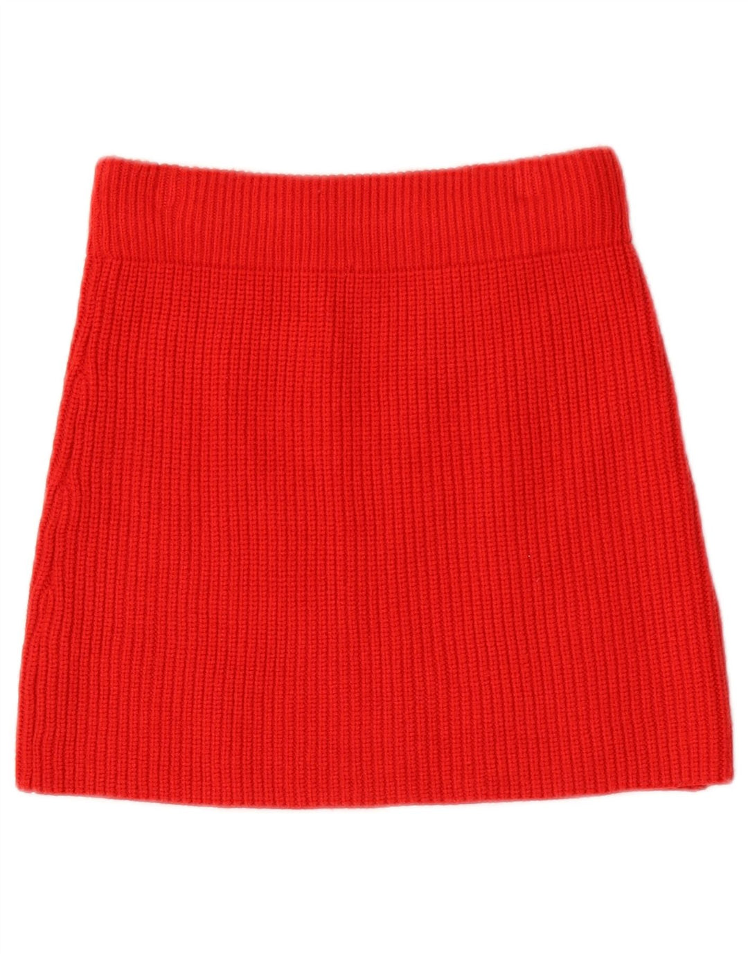 Zara Γυναικεία Πλεκτή Μίνι Φούστα Small W26 Red Viscose