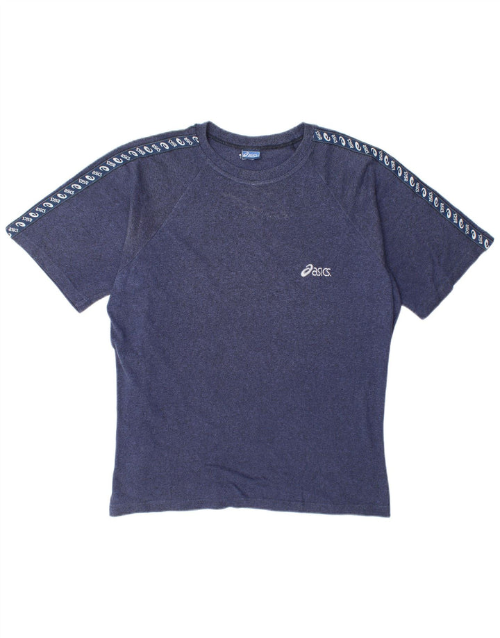 Ανδρικό γραφικό μπλουζάκι Asics Top Large Navy Blue