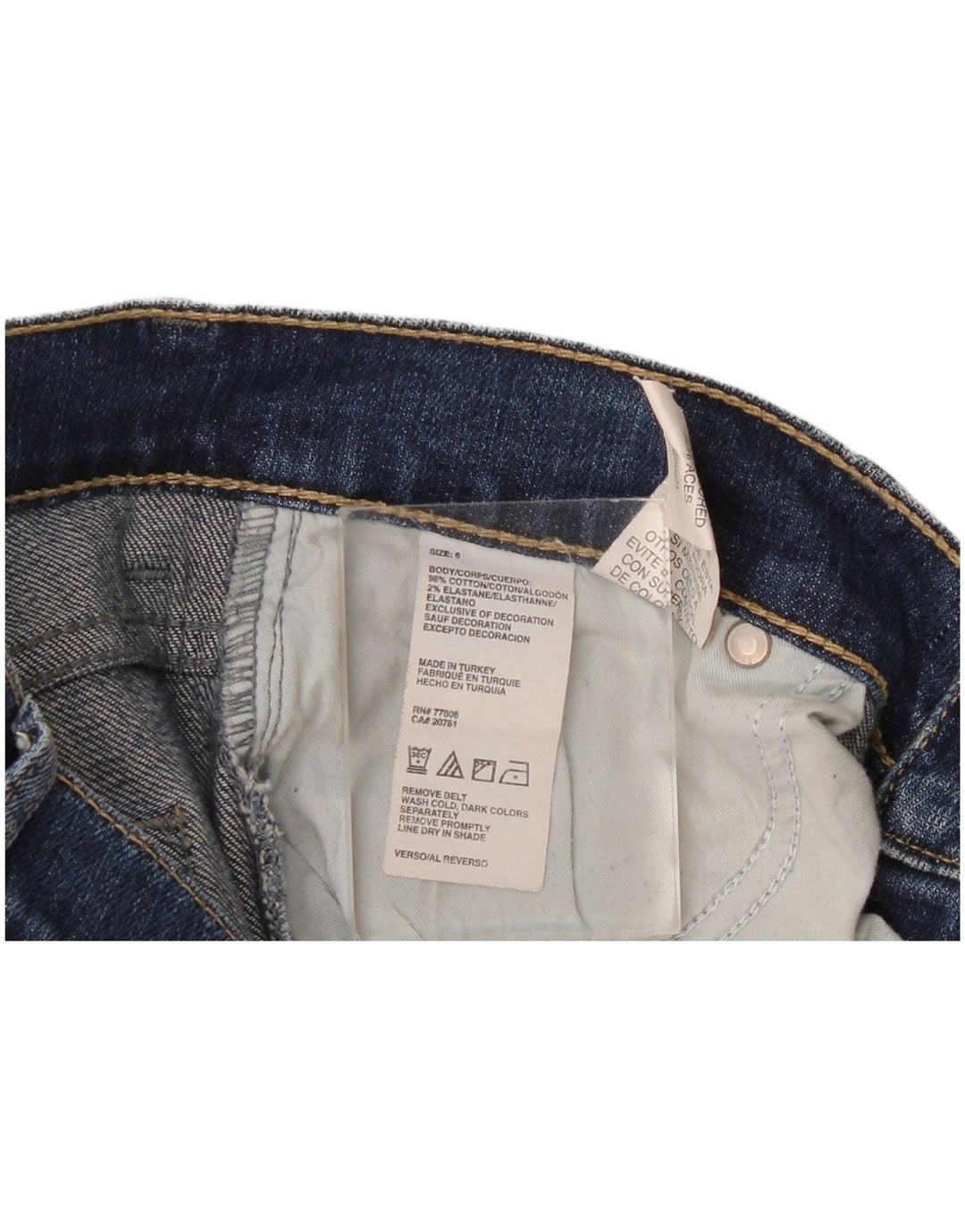 Tommy Hilfiger Γυναικείο Bootcut Jeans US 6 Medium W30 L33 Μπλε βαμβακερό