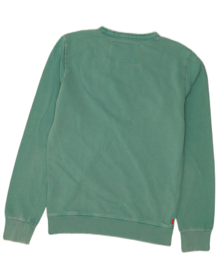 Ανδρικό φούτερ Superdry Jumper Μικρό πράσινο βαμβακερό