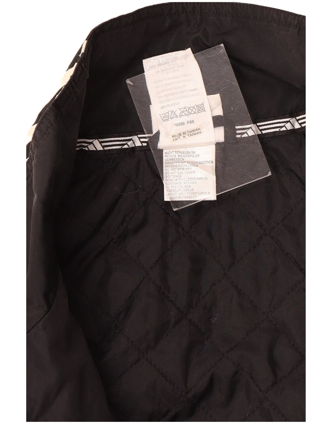 Ανδρική φόρμα Adidas Top Jacket UK 44/46 Large Black Nylon