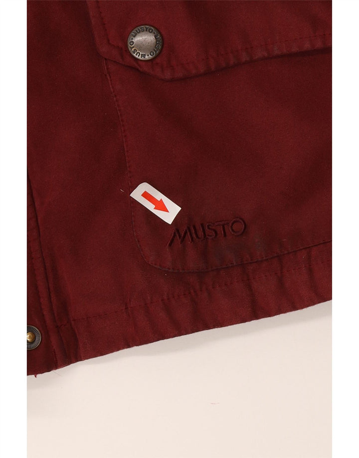 Musto Γυναικείο Utility Jacket UK 16 Large Βουργουνδίας Πολυεστέρας
