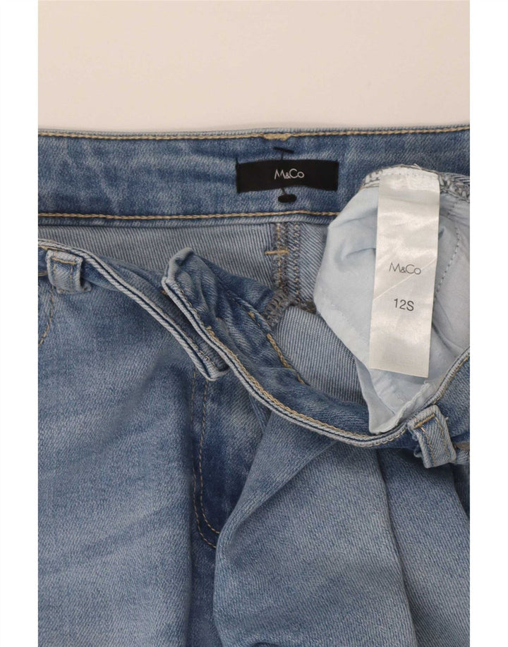 M&Co Γυναικεία Slim Jeans UK 12 Medium W32 L27 Blue Cotton