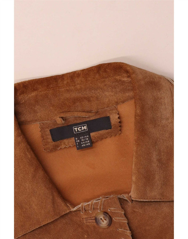 TCM Γυναικείο Suede Jacket UK 16/18 Large Beige Leather