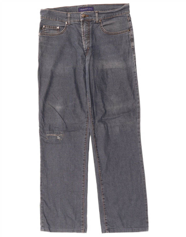 Ανδρικό τζιν Trussardi ίσιο IT 49 Medium W33 L30 Μπλε βαμβακερό