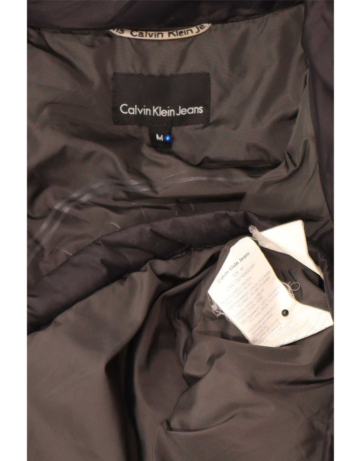 Calvin Klein Jeans Ανδρικό μπουφάν με κουκούλα UK 38 Medium Black Polyamide