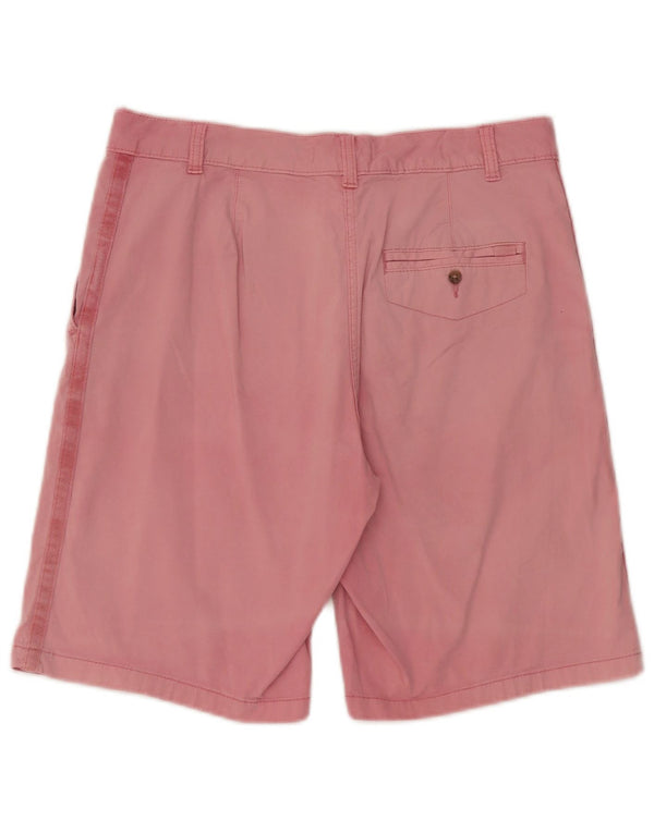 Marks & Spencer Γυναικείο σορτς Chino UK 12 Medium W32 Ροζ βαμβακερό