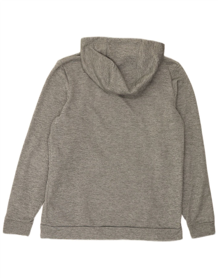 Nike Ανδρικό Dri Fit Standard Fit Jumper με κουκούλα μεσαίου γκρι πολυεστέρας