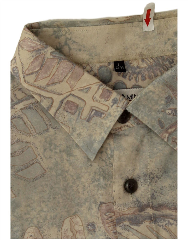 Club D'Amingo Ανδρικό πουκάμισο Abstract Pattern Μέγεθος 41/42 Μεγάλο πολύχρωμο