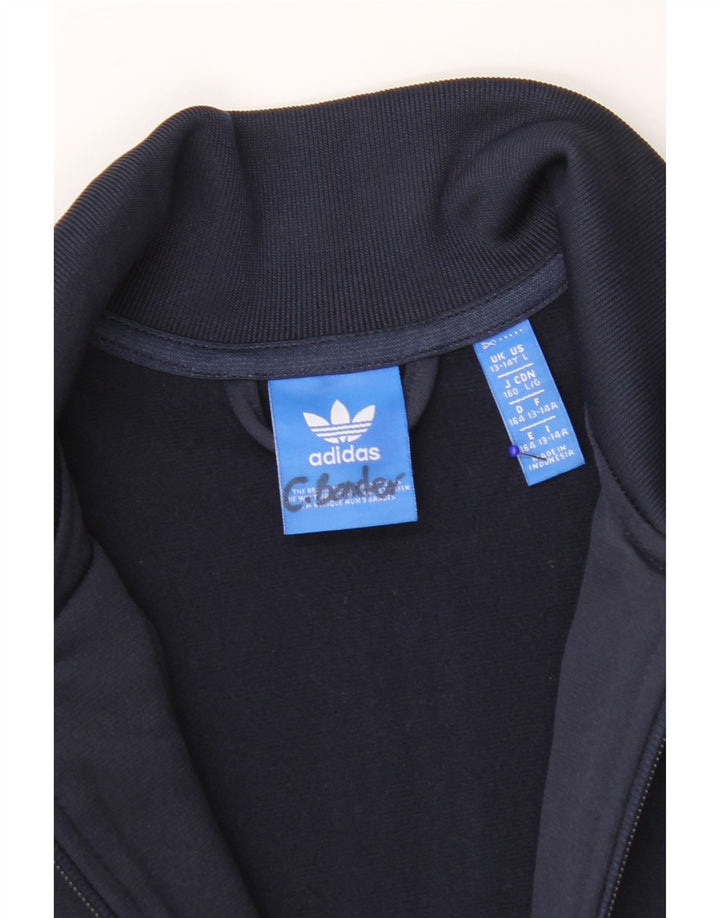 ADIDAS για αγόρια αθλητικά μπουφάν 13-14 ετών Navy Blue Colorblock