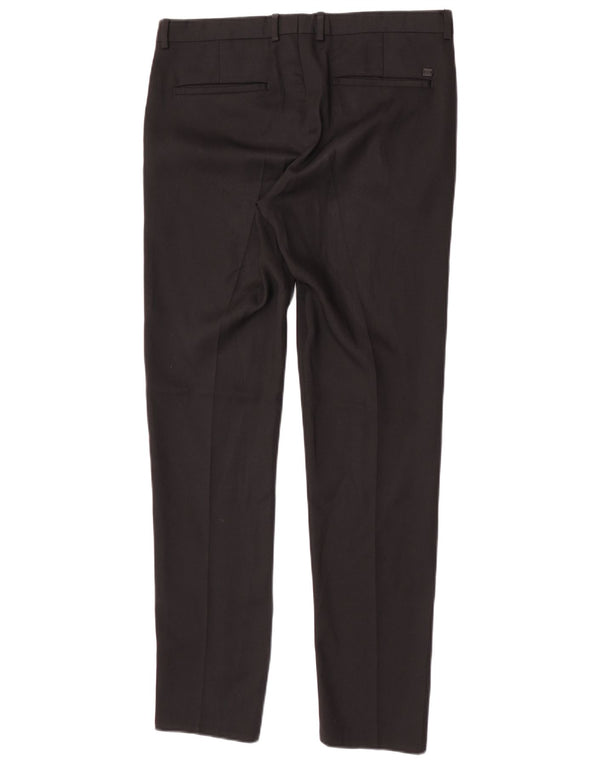 Zara Ανδρικό Παντελόνι Chino Slim EU 40 Medium W31 L32 Μαύρο