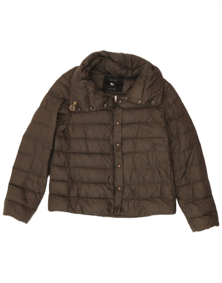 Zara Γυναικείο μπουφάν UK 16 Large Khaki