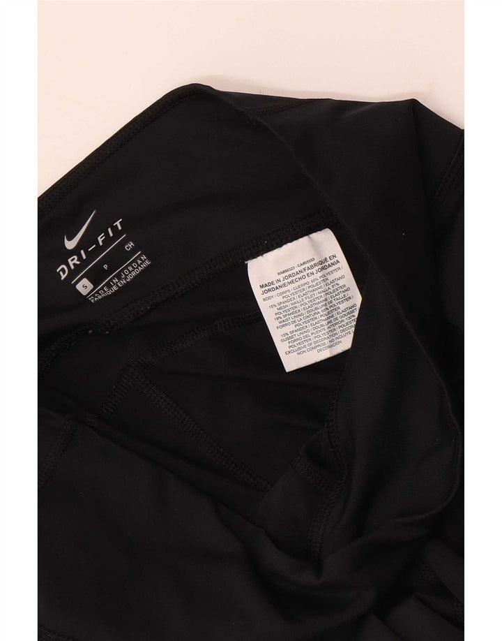 Γυναικεία κολάν Nike Dri Fit Crop UK 8 Small Black Polyester