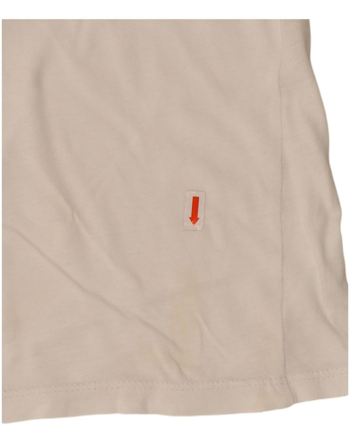 Γυναικείο γραφικό T-Shirt LEVI'S Top UK 16 Large White