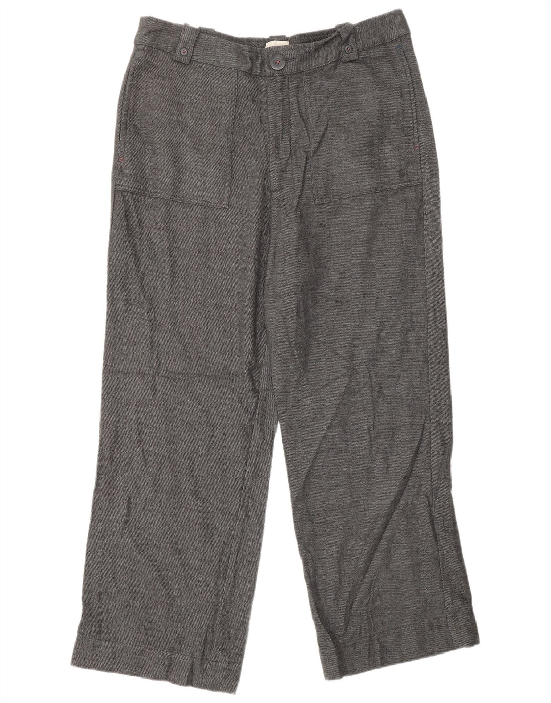 WHITE STUFF Γυναικείο ίσιο casual παντελόνι UK 16 Large W34 L29 Grey