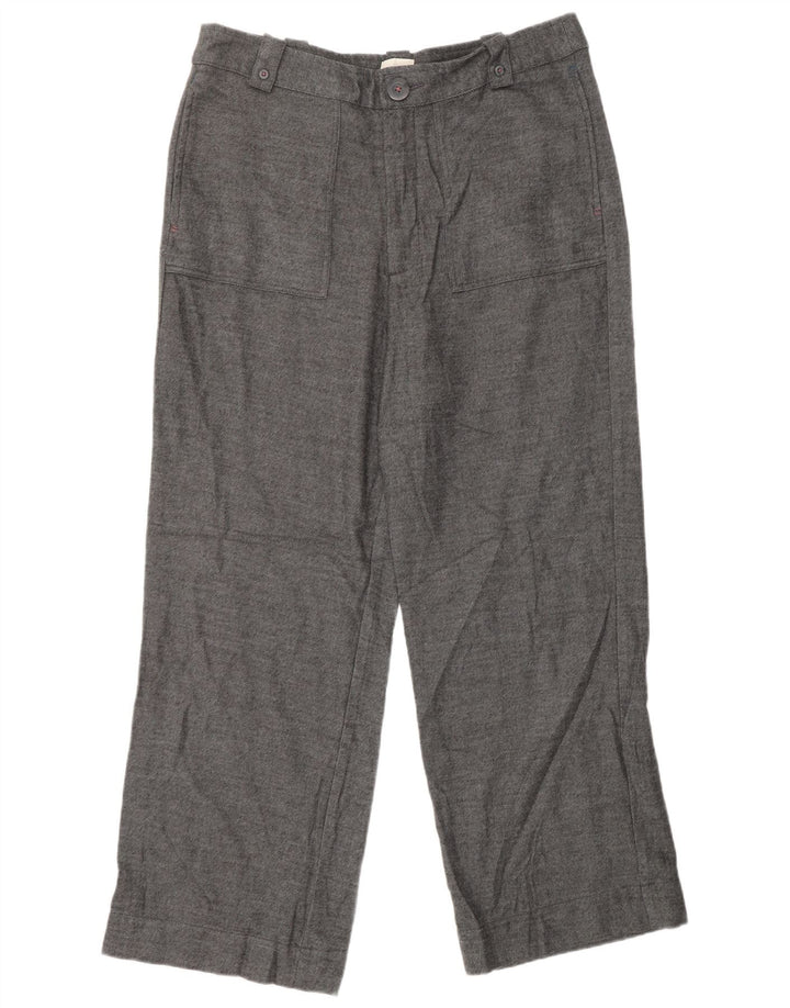 WHITE STUFF Γυναικείο ίσιο casual παντελόνι UK 16 Large W34 L29 Grey