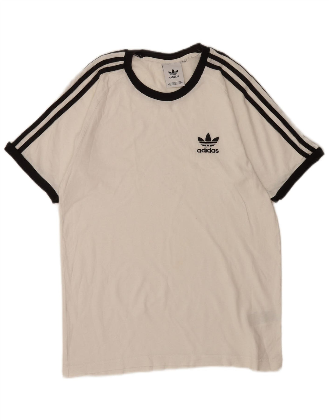 Ανδρικό T-Shirt Adidas Τοπ μεσαίο λευκό βαμβακερό