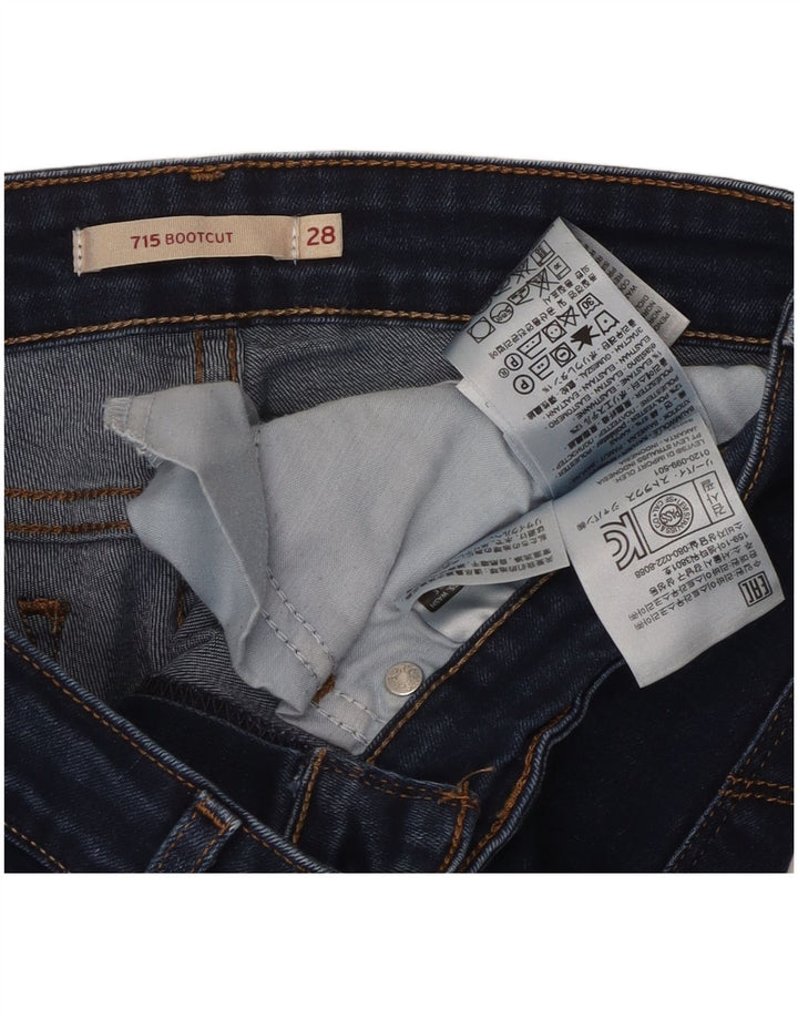 Levi's Womens 715 Bootcut Jeans W28 L27 Μπλε βαμβακερό