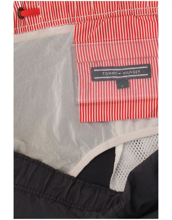 Ανδρικό σορτς κολύμβησης Tommy Hilfiger μεγάλο navy μπλε