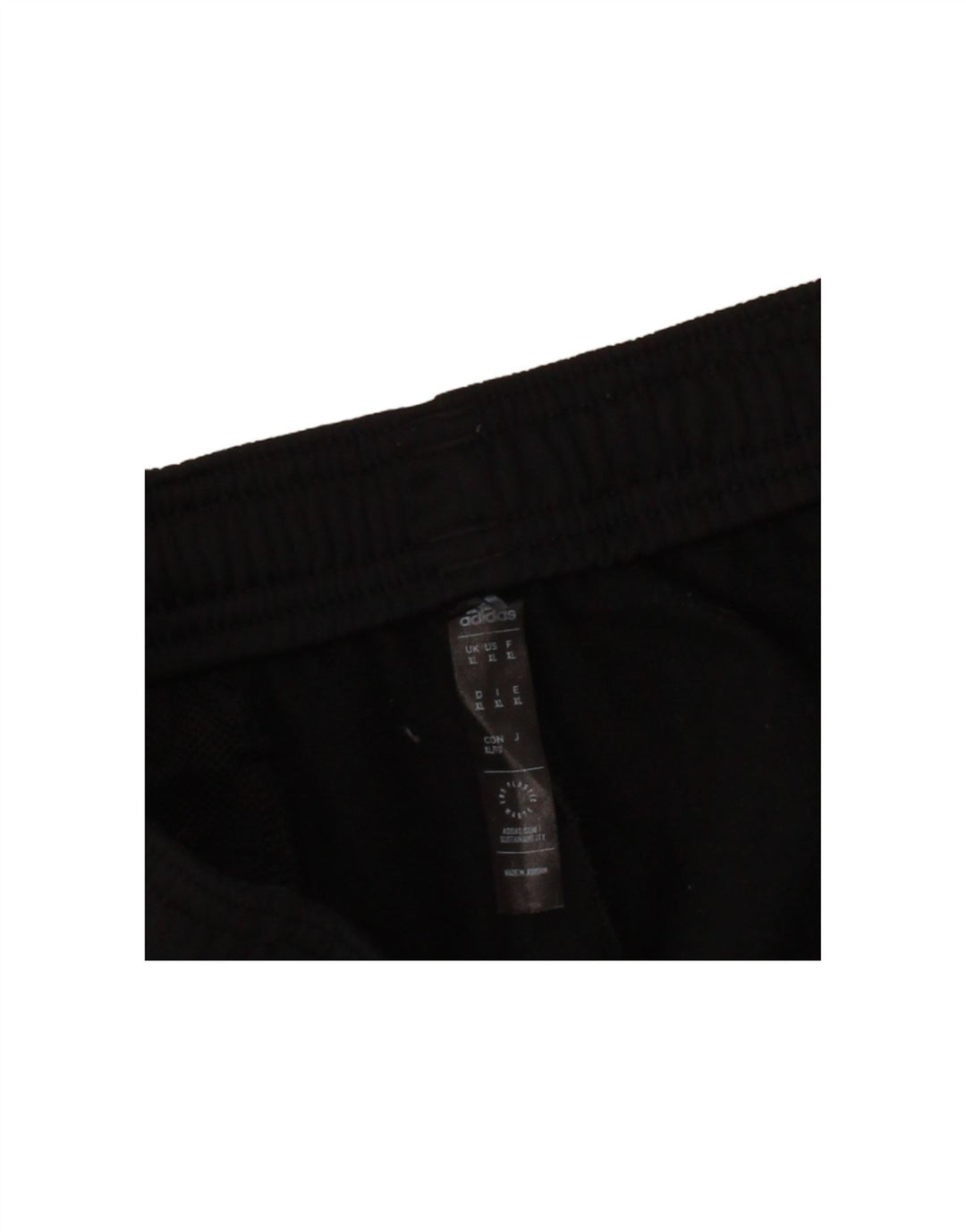 ADIDAS Mens Tracksuit Trousers XL  Black Polyester