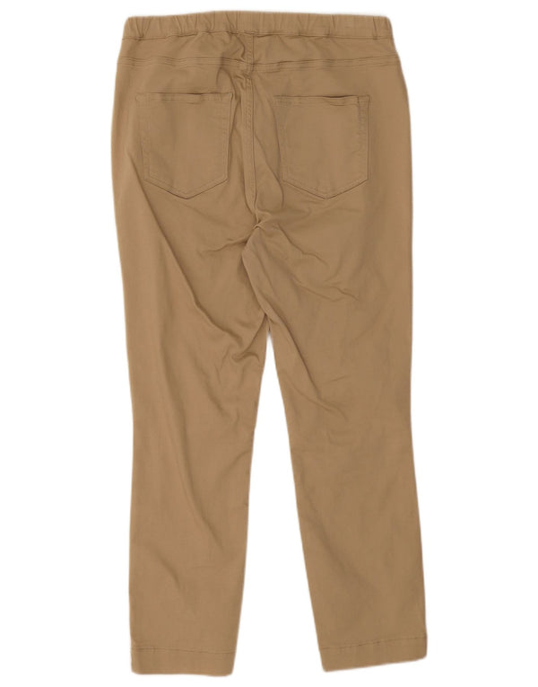 White Stuff Γυναικείο jegging Cropped Παντελόνι UK 14 Medium W30 L25 Beige