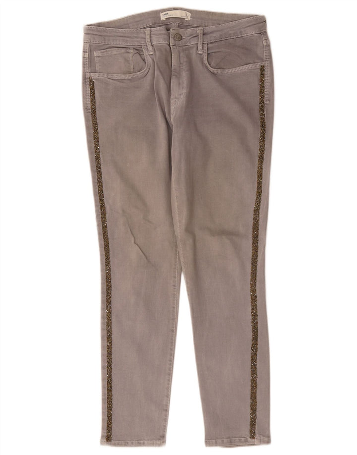 Zara Γυναικείο Slim Jeans EU 44 XL W34 L27 Γκρι