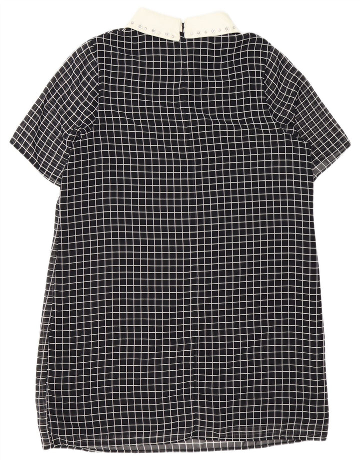 Γυναικείο τουνίκ φόρεμα COAST UK 16 Large Black Check Polyester